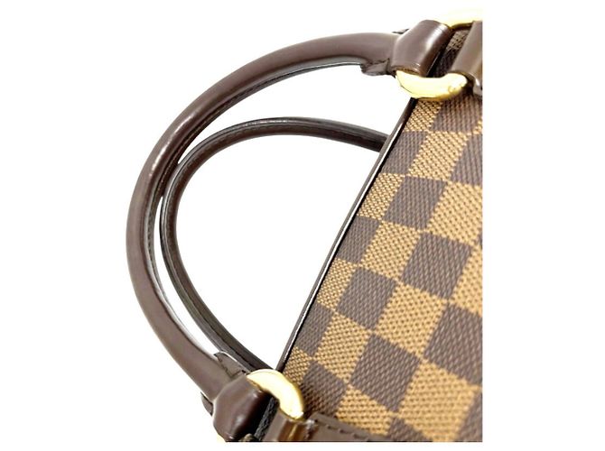 Borsa Louis Vuitton Damier Duomo Marrone - vista 10