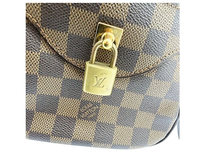 Borsa Louis Vuitton Damier Duomo Marrone - vista 11