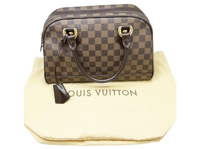 Borsa Louis Vuitton Damier Duomo Marrone - vista 14