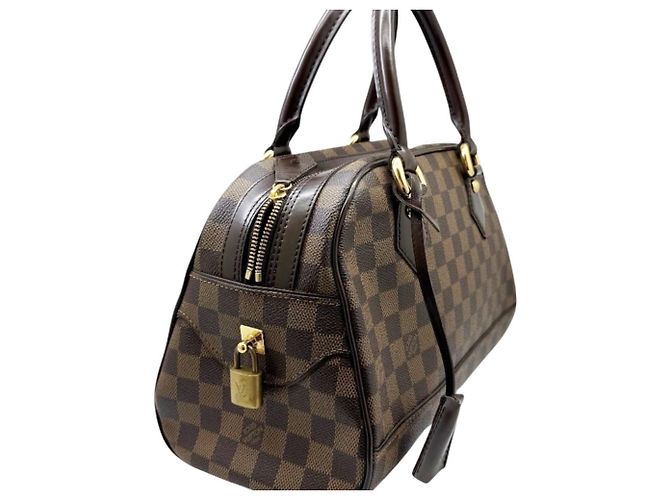 Borsa Louis Vuitton Damier Duomo Marrone - vista 3