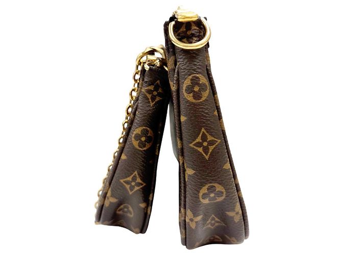 Borsa Louis Vuitton Multi Pochette Accessoires Marrone - vista 5