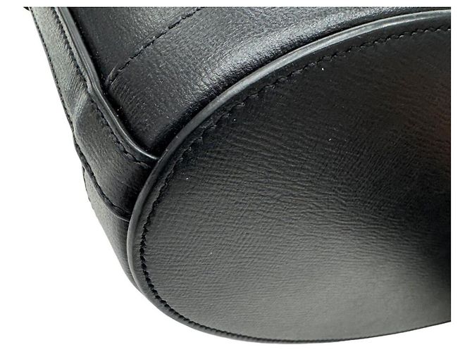Borsa a secchiello GUCCI Horsebit 1955 Nero - vista 7