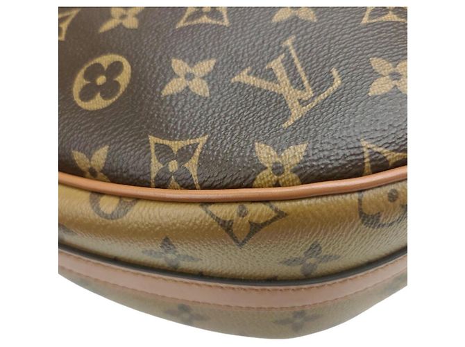 Borsa a tracolla Louis Vuitton Loop Hobo Monogram Reverse RFID Marrone - vista 6