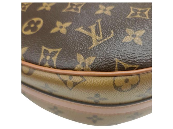 Borsa a tracolla Louis Vuitton Loop Hobo Monogram Reverse RFID Marrone - vista 8