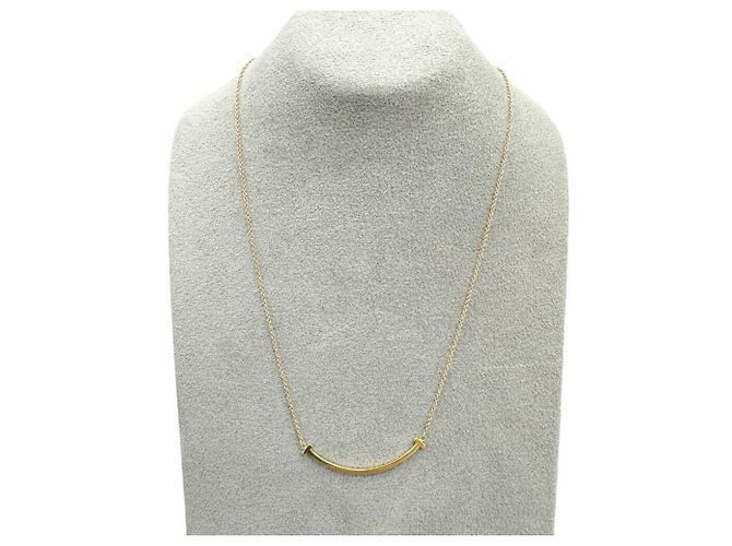 Collana con pendente Tiffany & Co. T Smile Small D'oro - vista 3