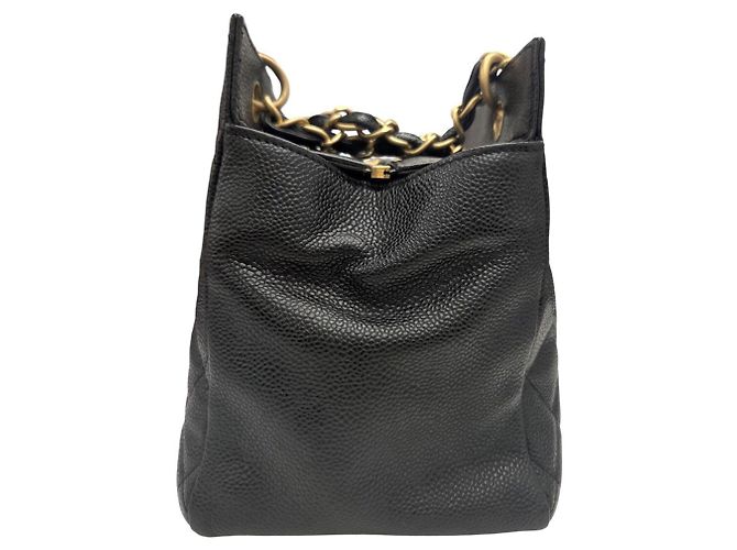 Chanel Petite Timeless Tote Bag Schwarz - Ansicht 3