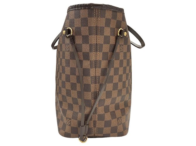 Borsa a tracolla Louis Vuitton Damier Neverfull MM Marrone Damier ebene - vista 4