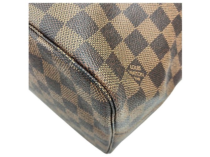Borsa a tracolla Louis Vuitton Damier Neverfull MM Marrone Damier ebene - vista 8