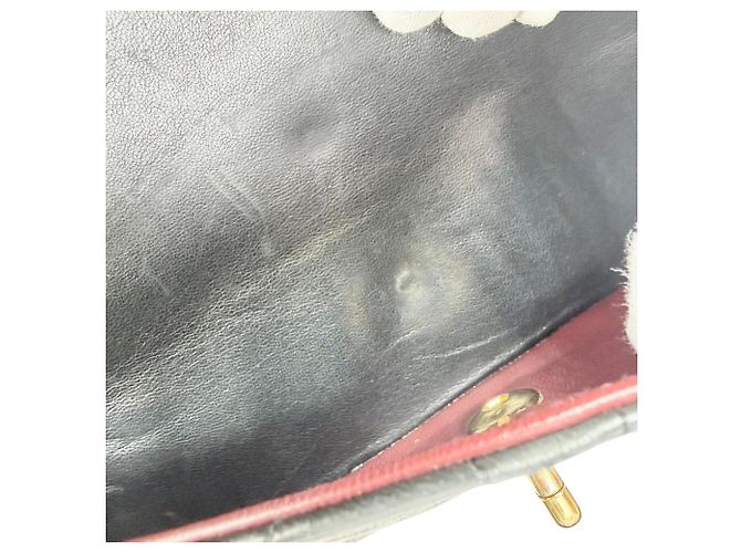Borsa a tracolla Chanel Double Flap in pelle d'agnello nera con catena Nero - vista 15