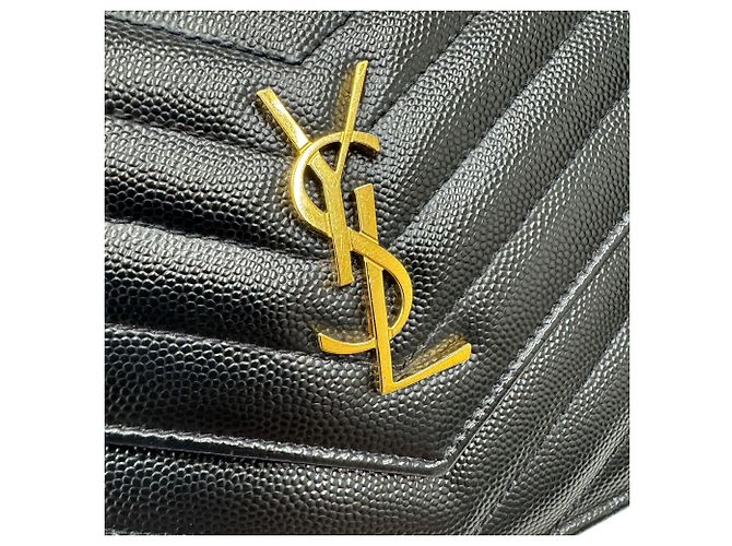 Portafoglio a catena Yves Saint Laurent Cassandra Nero - vista 10