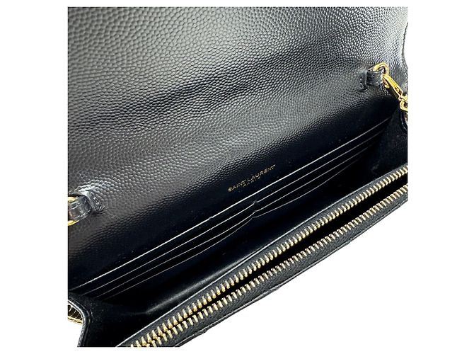 Portafoglio a catena Yves Saint Laurent Cassandra Nero - vista 11