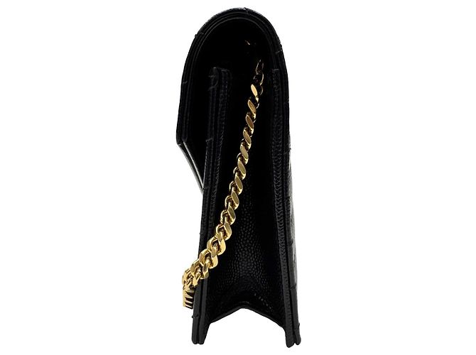 Portafoglio a catena Yves Saint Laurent Cassandra Nero - vista 4
