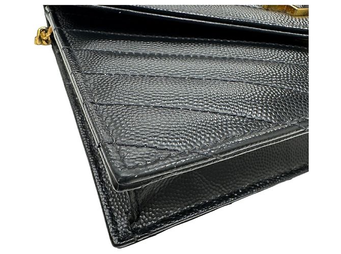Portafoglio a catena Yves Saint Laurent Cassandra Nero - vista 6