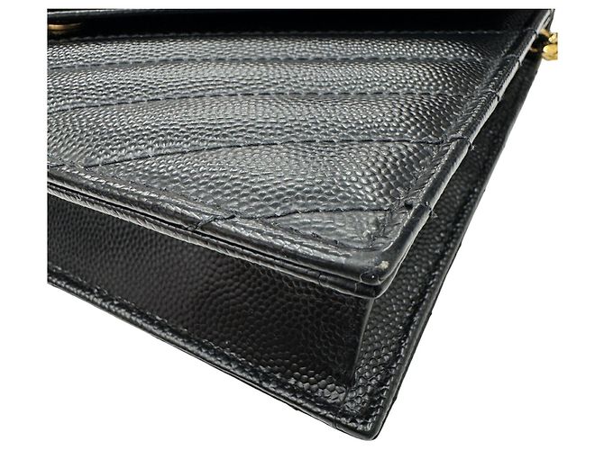 Portafoglio a catena Yves Saint Laurent Cassandra Nero - vista 7