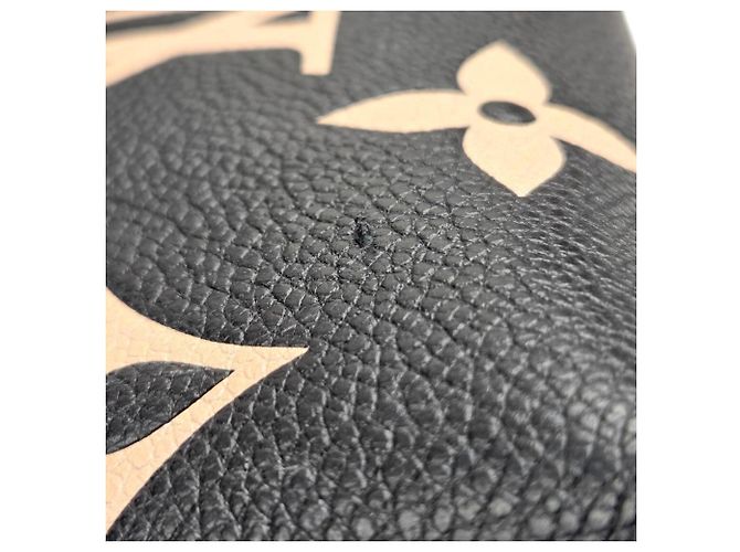 Louis Vuitton Monogram Empreinte Pochette Tic PM Nero Beige - vista 11