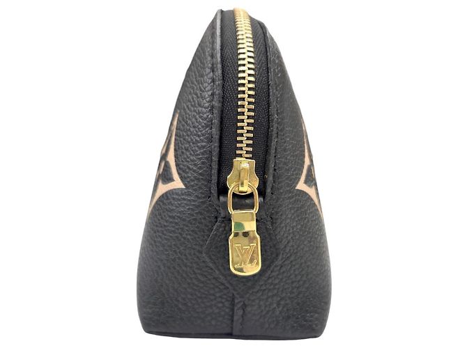 Louis Vuitton Monogram Empreinte Pochette Tic PM Nero Beige - vista 4