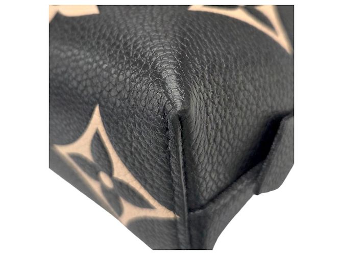 Louis Vuitton Monogram Empreinte Pochette Tic PM Nero Beige - vista 7