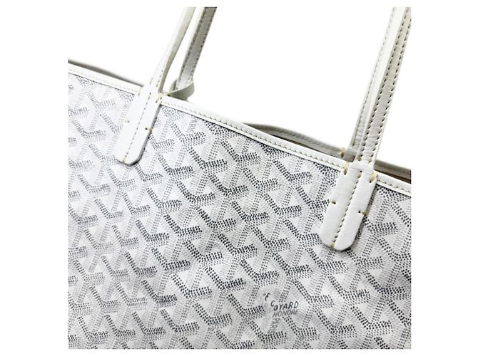 Borsa Tote Goyard Saint Louis PM White Bianco - vista 10