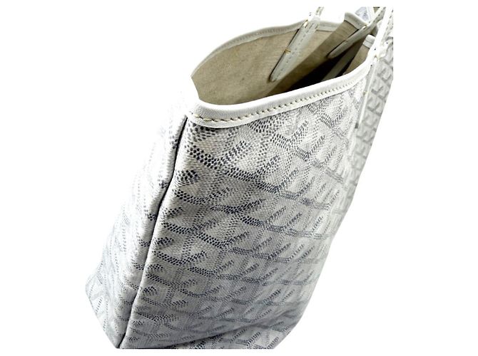 Borsa Tote Goyard Saint Louis PM White Bianco - vista 12