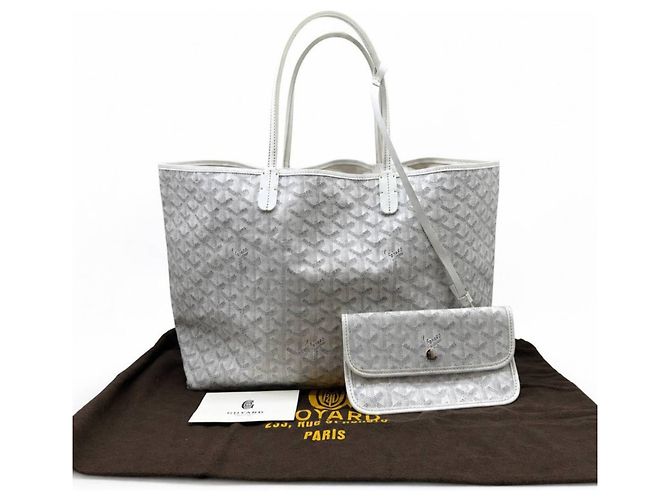 Borsa Tote Goyard Saint Louis PM White Bianco - vista 19