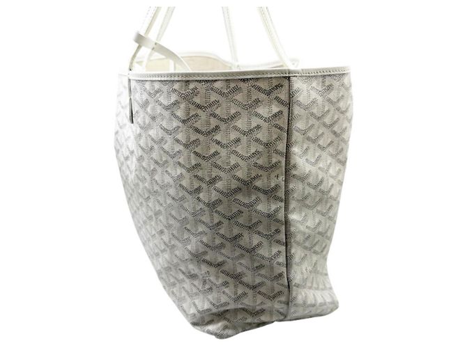 Borsa Tote Goyard Saint Louis PM White Bianco - vista 4