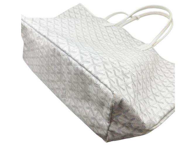 Borsa Tote Goyard Saint Louis PM White Bianco - vista 5