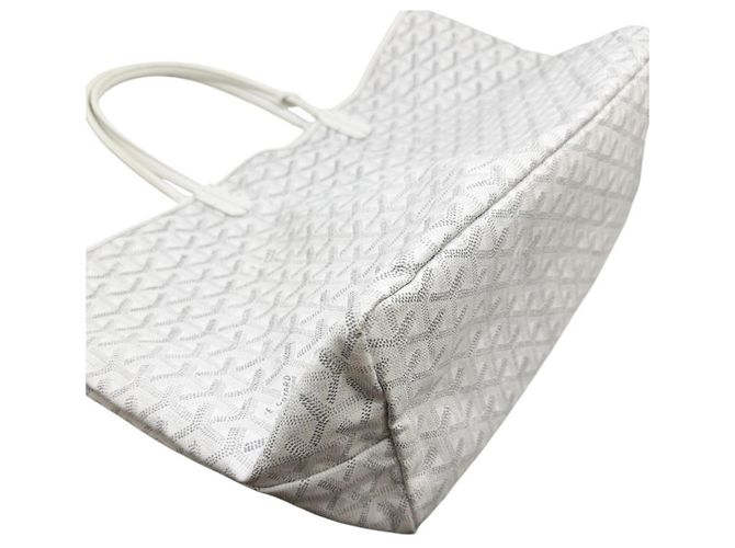 Borsa Tote Goyard Saint Louis PM White Bianco - vista 7