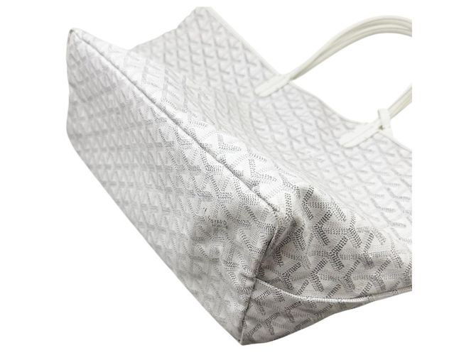 Borsa Tote Goyard Saint Louis PM White Bianco - vista 8