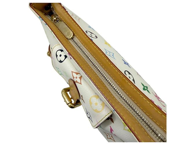 Borsa a tracolla Louis Vuitton Monogram Multicolor Eliza Bianco Multicolore - vista 10