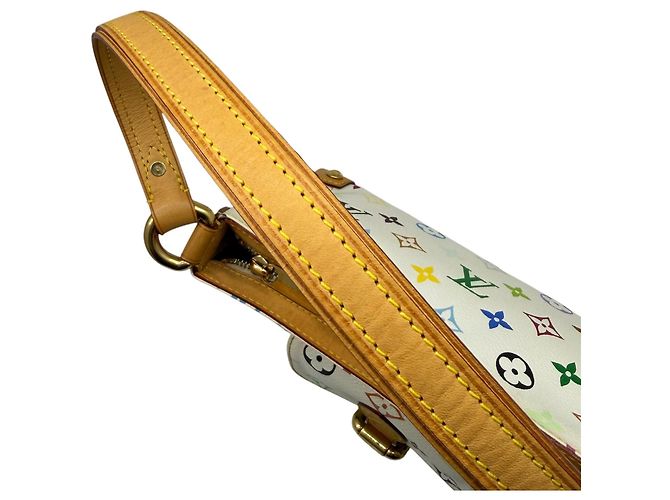 Borsa a tracolla Louis Vuitton Monogram Multicolor Eliza Bianco Multicolore - vista 12