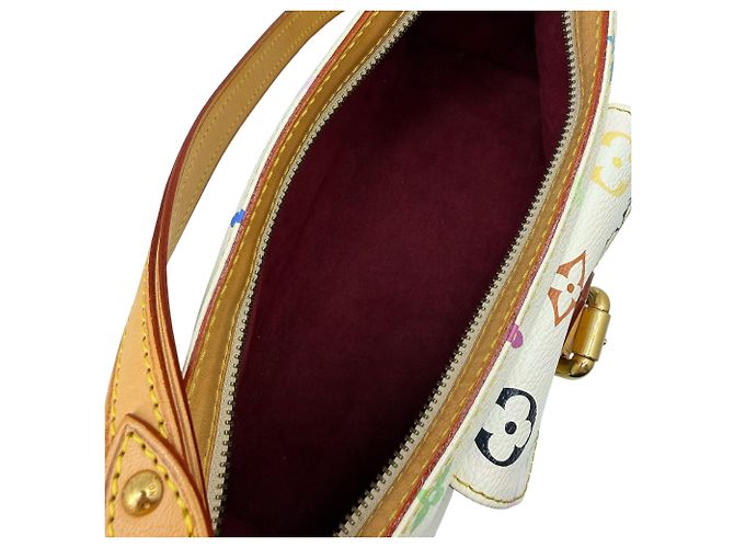 Borsa a tracolla Louis Vuitton Monogram Multicolor Eliza Bianco Multicolore - vista 14