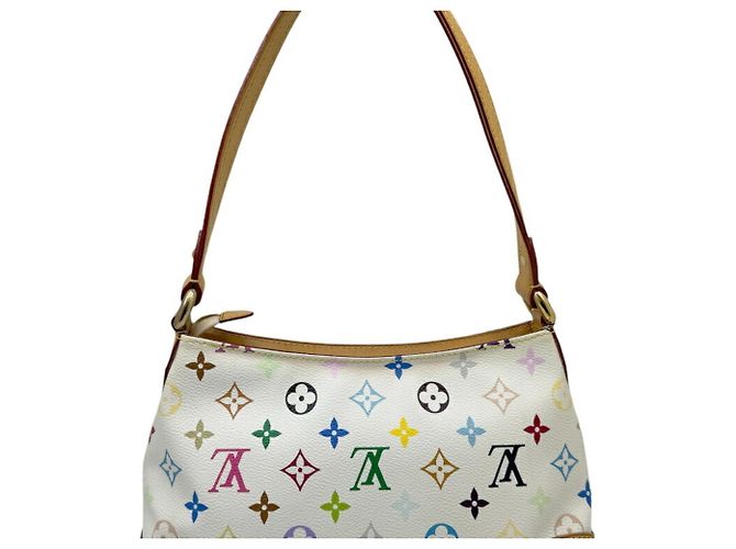 Borsa a tracolla Louis Vuitton Monogram Multicolor Eliza Bianco Multicolore - vista 2