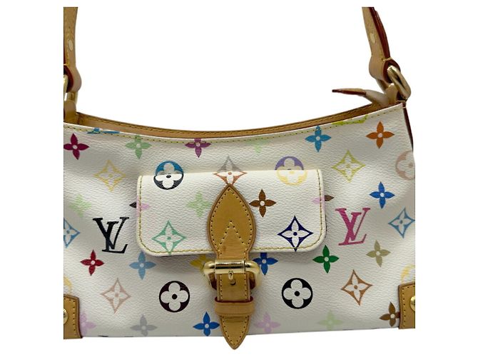 Borsa a tracolla Louis Vuitton Monogram Multicolor Eliza Bianco Multicolore - vista 3
