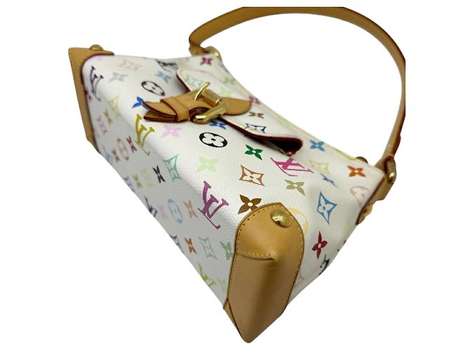 Borsa a tracolla Louis Vuitton Monogram Multicolor Eliza Bianco Multicolore - vista 7