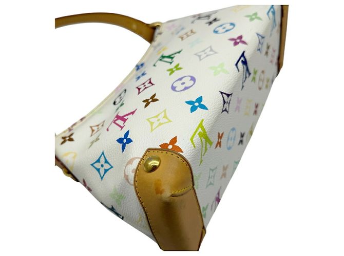 Borsa a tracolla Louis Vuitton Monogram Multicolor Eliza Bianco Multicolore - vista 8