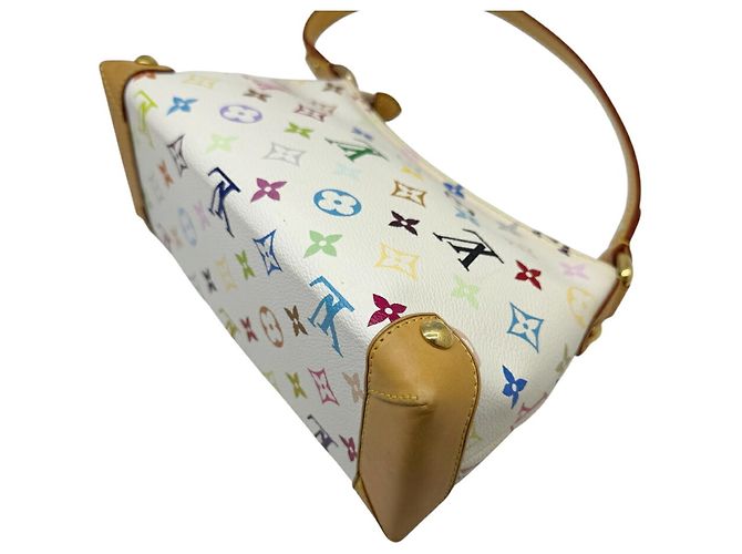 Borsa a tracolla Louis Vuitton Monogram Multicolor Eliza Bianco Multicolore - vista 9