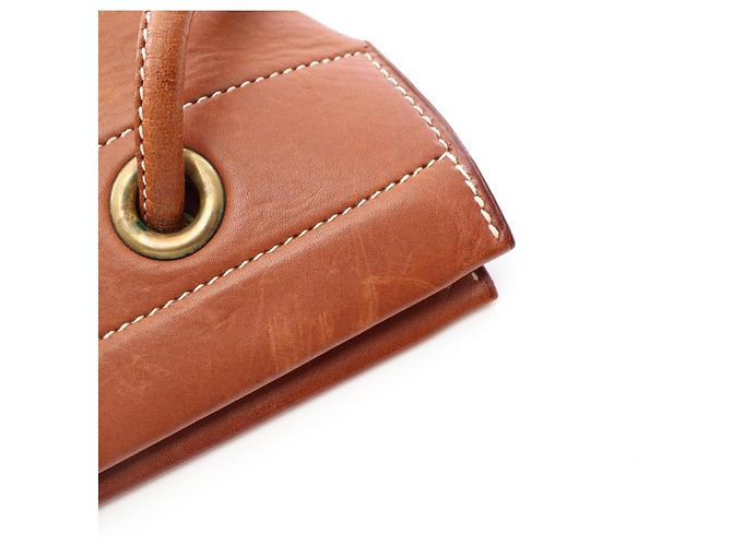 Hermès Borsa a tracolla Hermes Aline GM Marrone Rosso - vista 14