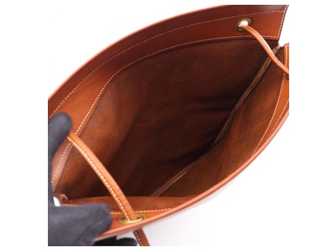 Hermès Borsa a tracolla Hermes Aline GM Marrone Rosso - vista 3
