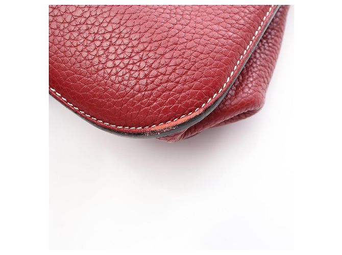 Hermès Borsa Hermes Arzan 31 Rosso Bordò - vista 11
