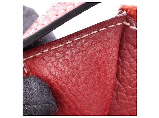 Hermès Borsa Hermes Arzan 31 Rosso Bordò - vista 5