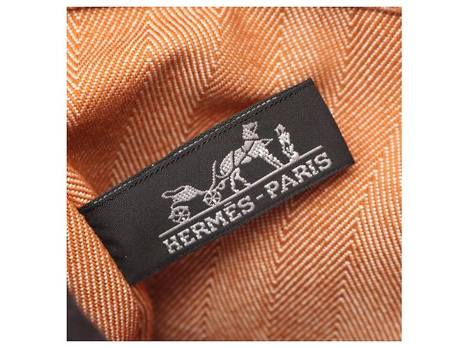 Hermès Borsa Hermes Valparaiso PM Gold Marrone - vista 4