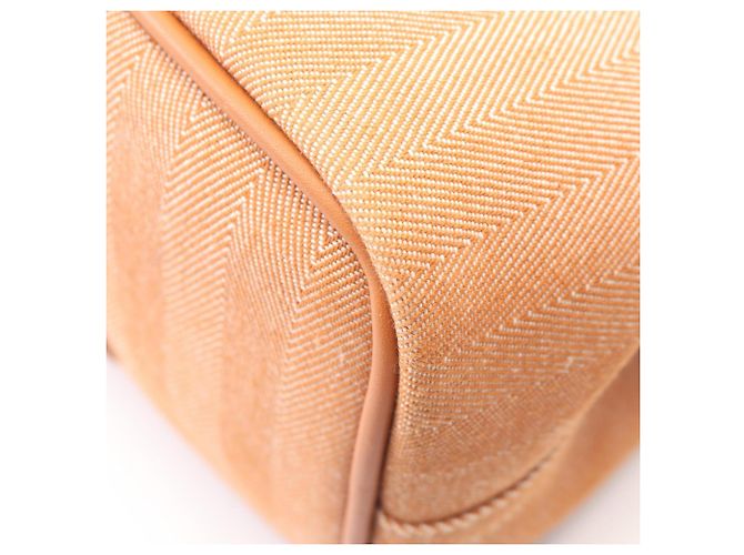 Hermès Borsa Hermes Valparaiso PM Gold Marrone - vista 6