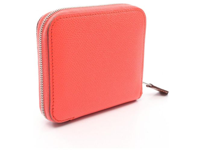 Hermès Cartera redonda Hermes Azap Compact Roja - vista 2