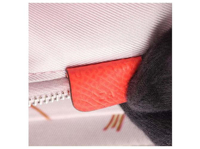 Hermès Cartera redonda Hermes Azap Compact Roja - vista 5
