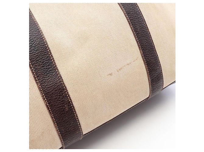 Hermès Borsa Tote Hermes Garden Party MM Marrone Beige - vista 11