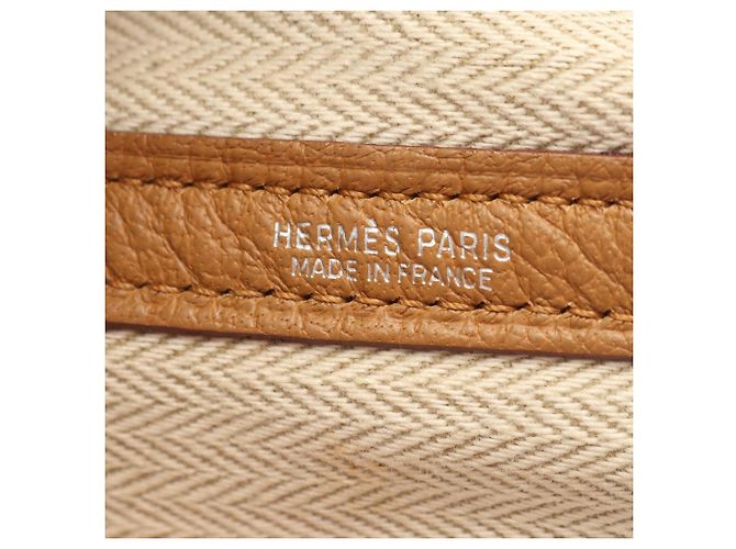 Hermès Borsa Tote Hermes Garden Party PM Marrone - vista 4