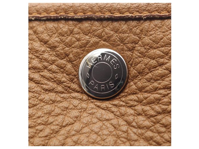 Hermès Borsa Tote Hermes Garden Party PM Marrone - vista 9