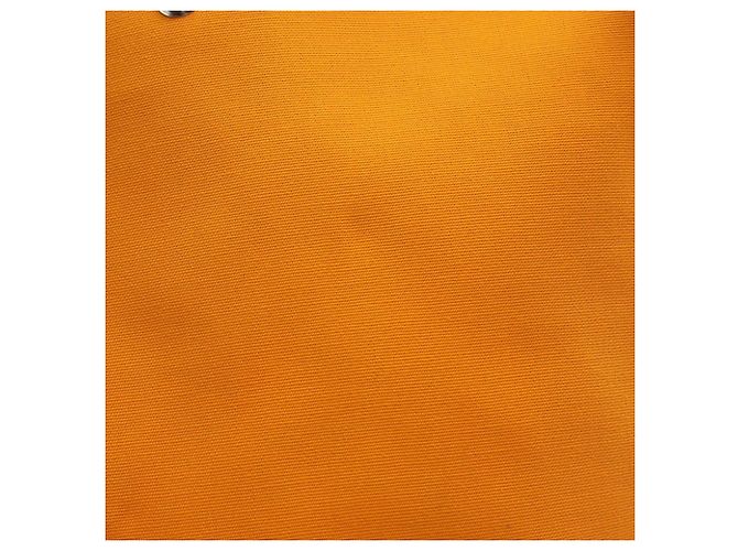 Hermès Borsa Tote Hermes Garden Party PM Blu Arancione Blu navy - vista 8