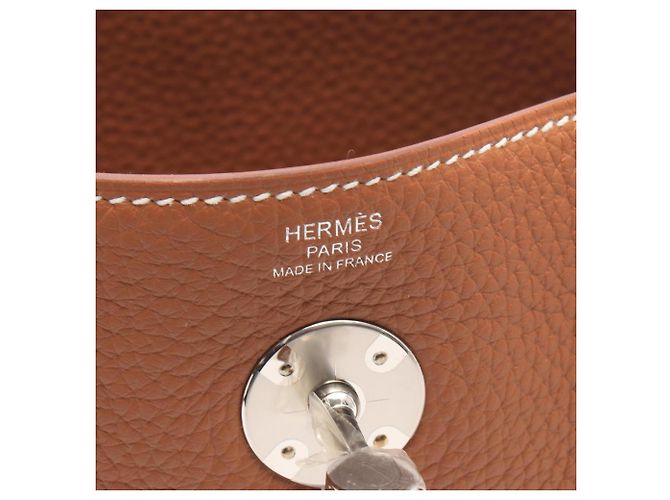 Hermès Borsa a tracolla Hermes Lindy 26 Marrone - vista 4