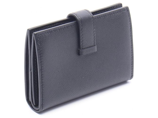 Hermès Tarjetero Hermes Bearn Mini Monochrome Negro - vista 2